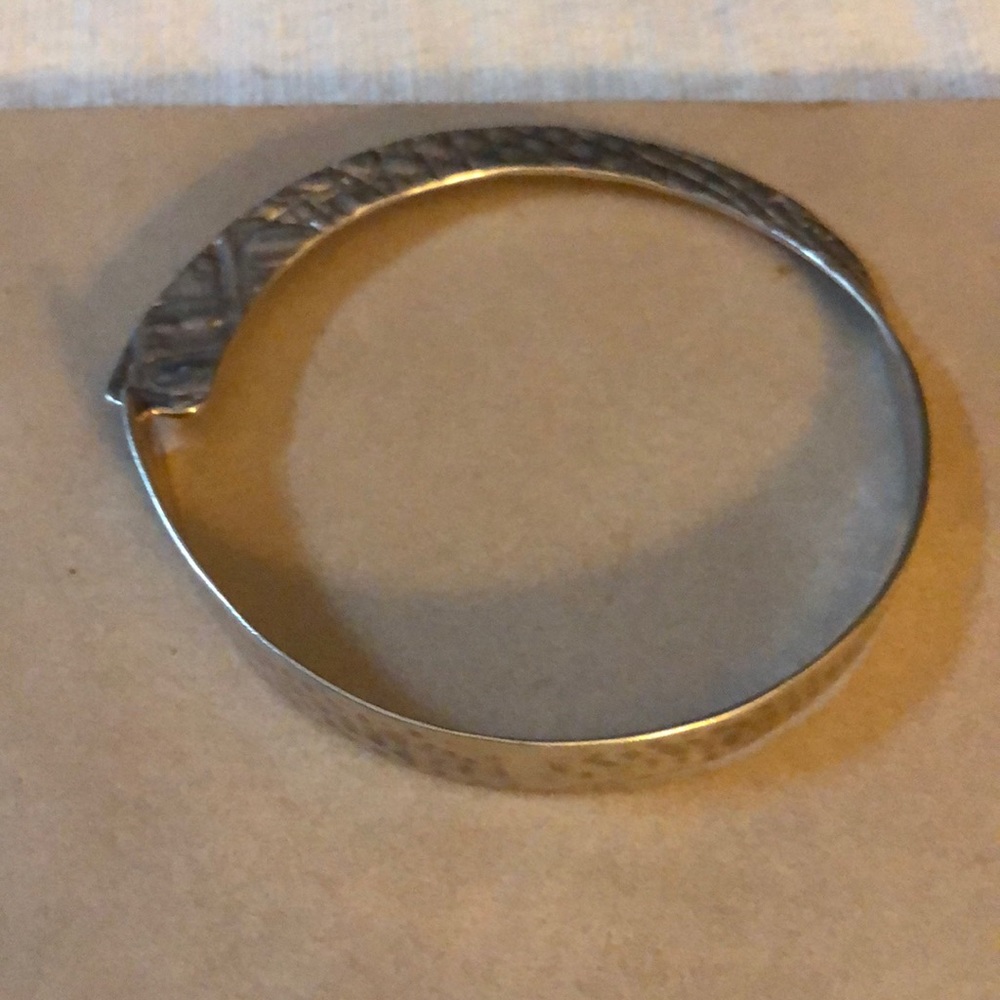 .925 Sterling Silver Rattlesnake🐍Bangle